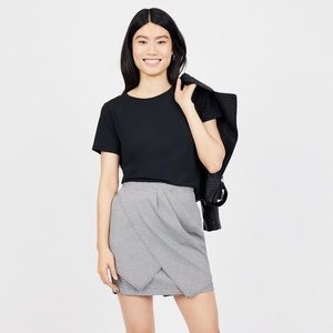 NWOT BCBGeneration Asymmetrical Houndstooth Mini Skirt